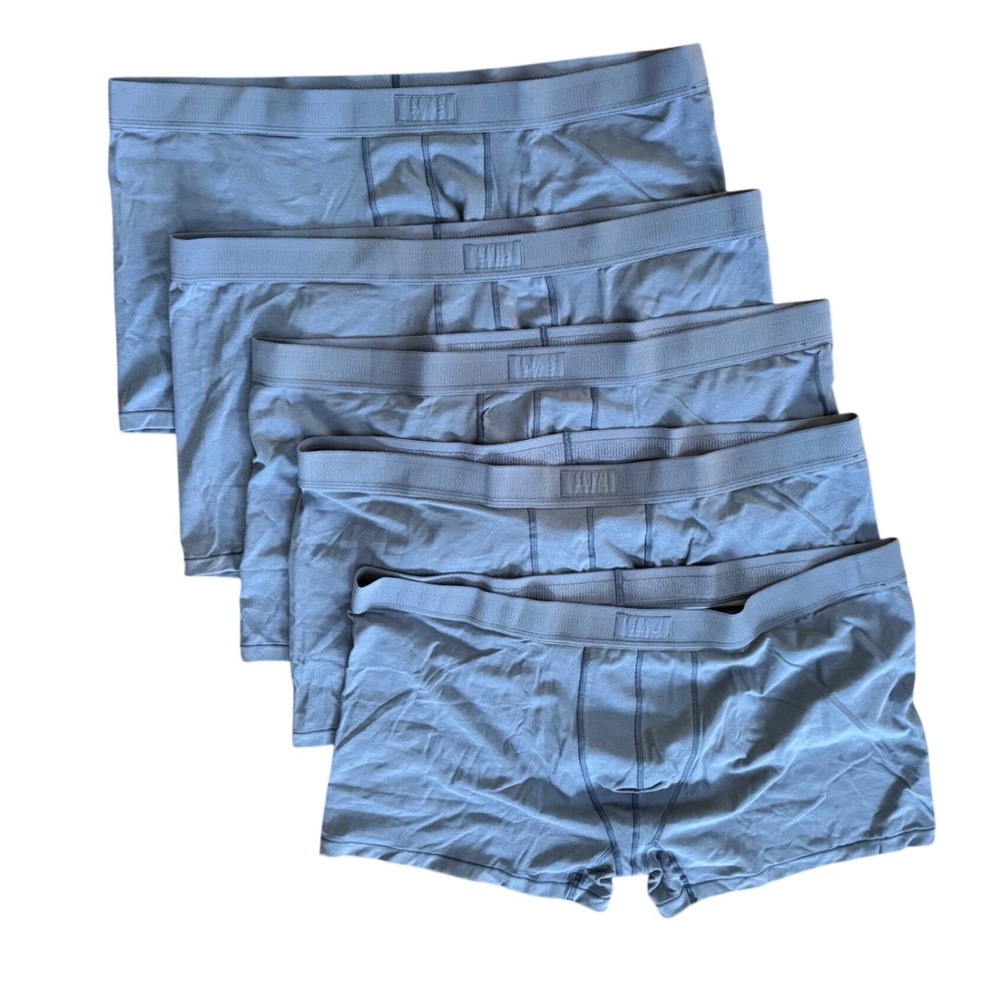 NWOT Skims Mens Cotton Modal Trunk 5-Pack‎ Steel Blue Size 4X RN 158973